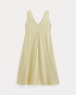 Alternative view of The V-Neck Dress in SoftLuxe | Banana Crepe