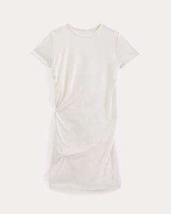 Alternative view of Twisted Short-Sleeve Crew Dress | Bone