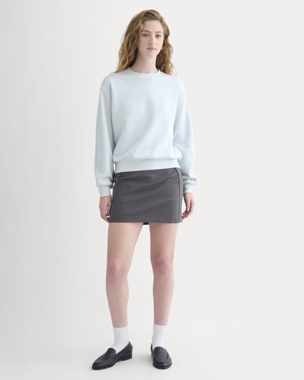 Lightweight Terry Blouson Crew | Skywriting - Image 3