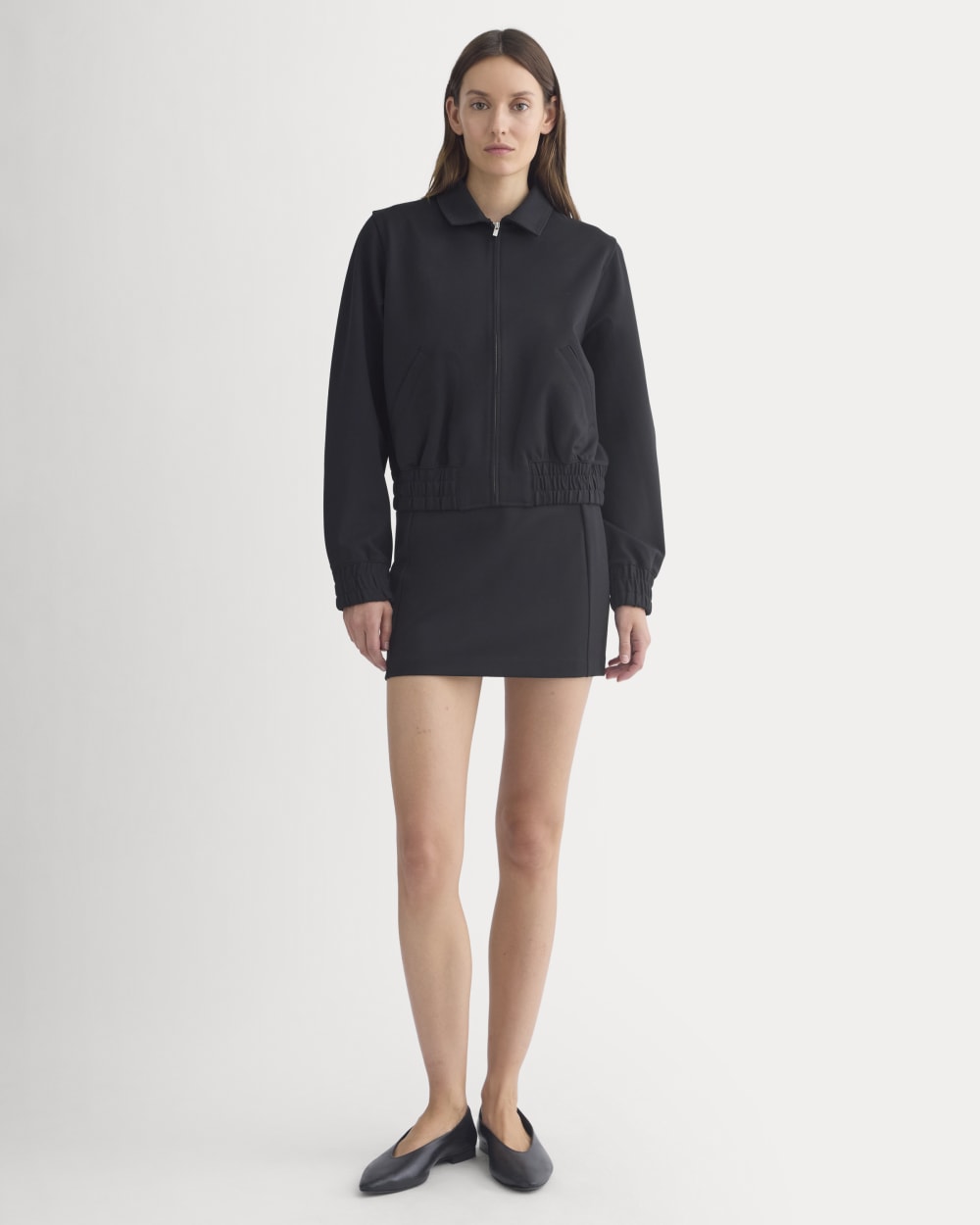 Ponte Aviator Jacket | Black - Image 3