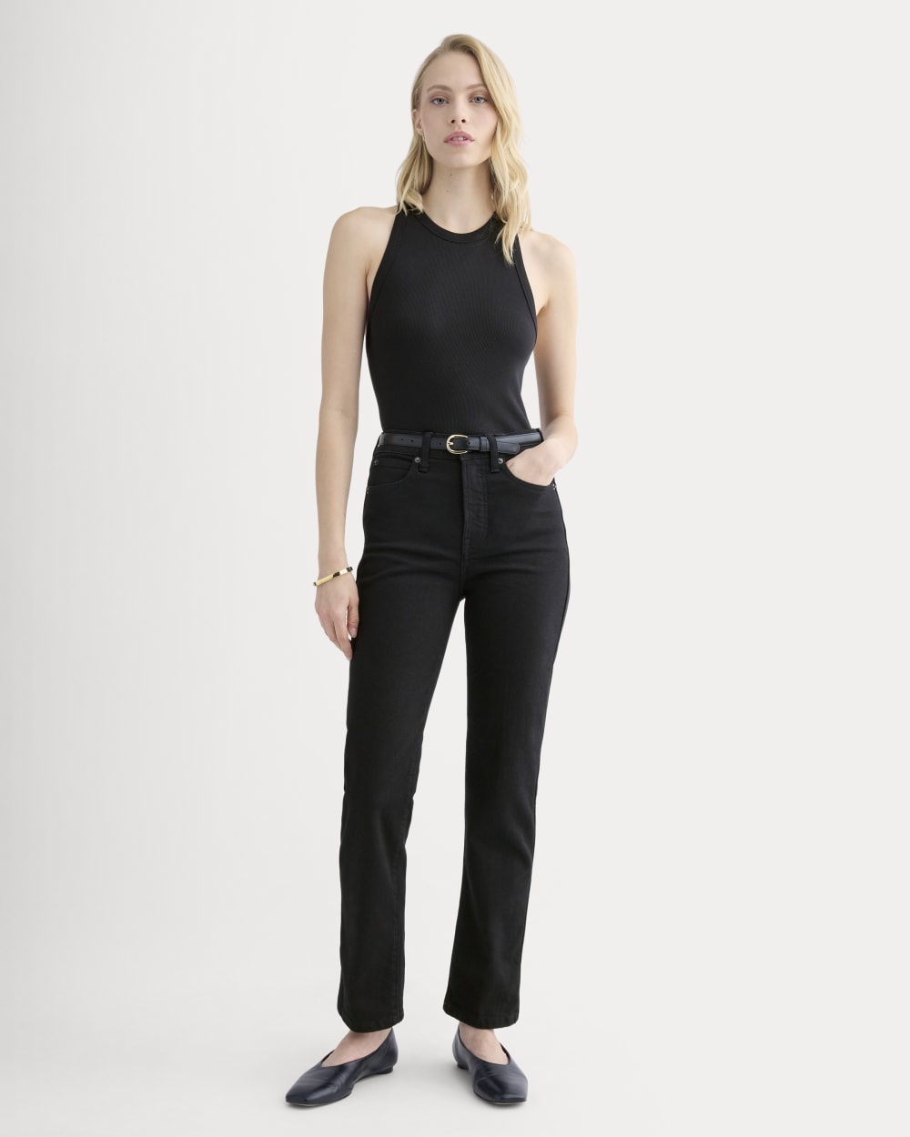 Luxe Rib Racerback Tank | Black - Image 3