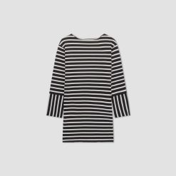 Alternative view of The Mariner Dress | Black / Canvas Tan