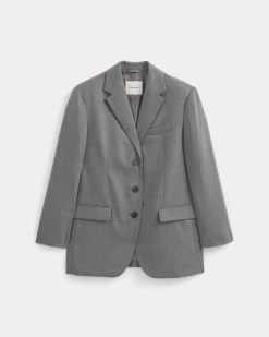 Alternative view of Blazer in Tailor Twill | Heather Graphite
