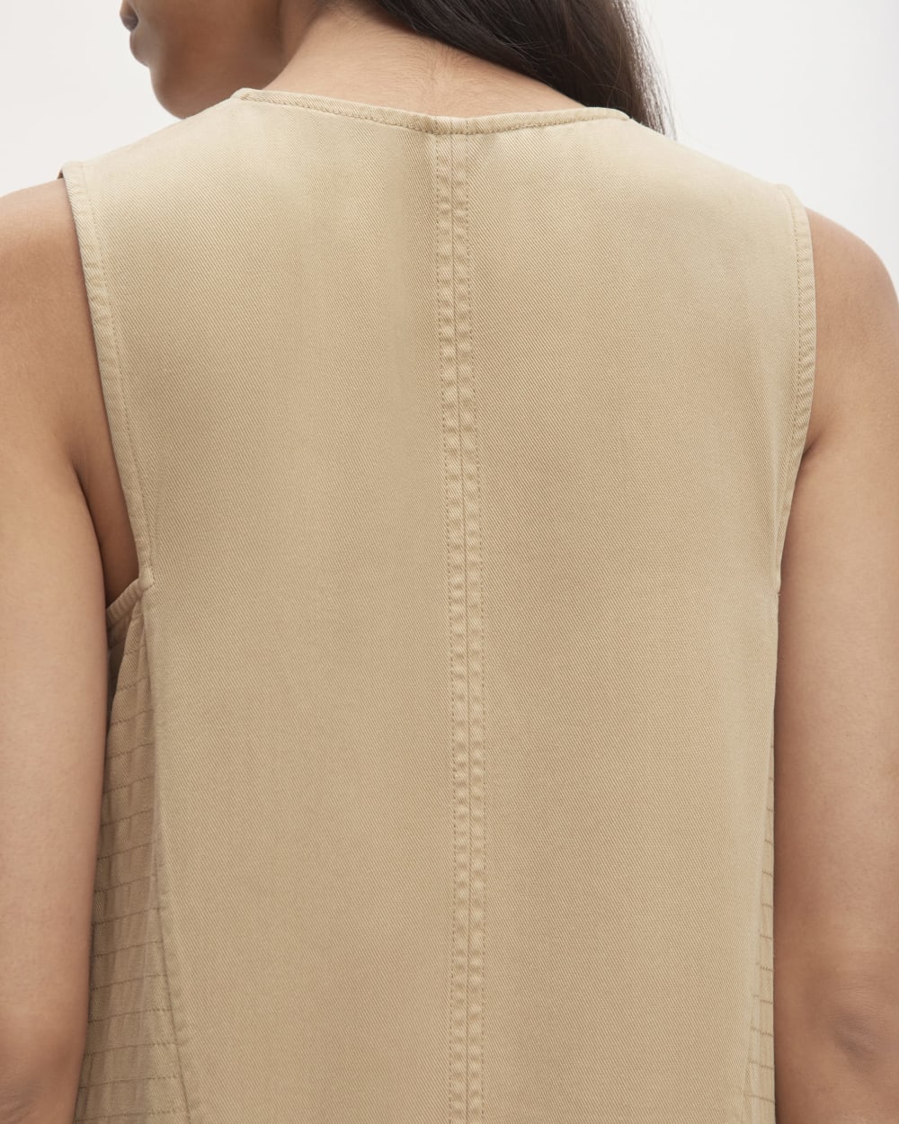 The TENCEL™ V-Neck Dress | Cornstalk - Image 5