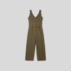 Alternative view of The City Stripe Draped Jumpsuit | Beech