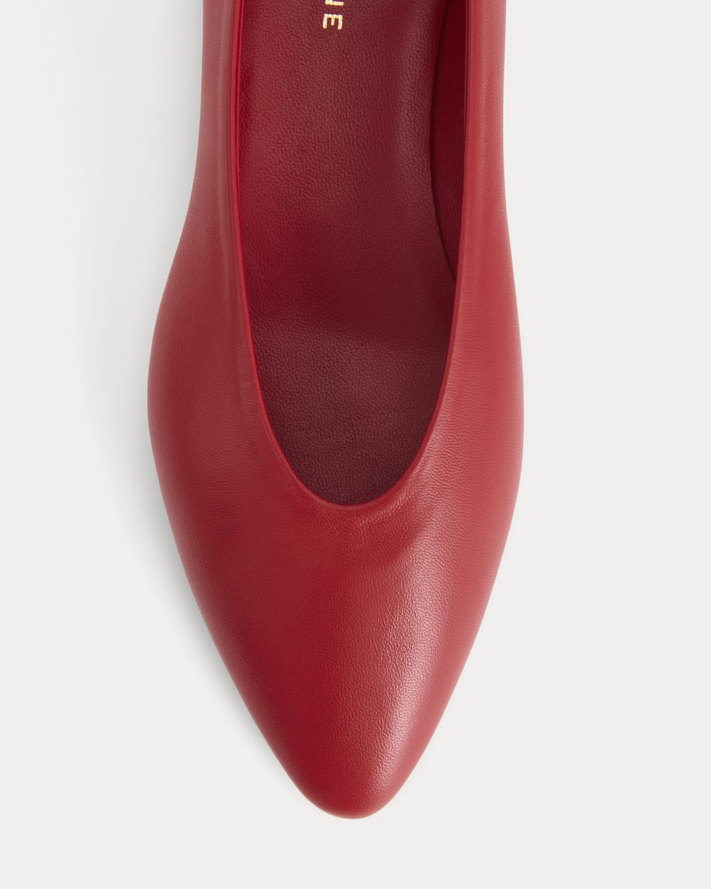 Made in Italy Almond-Toe Flat | Rosa Red - Image 5