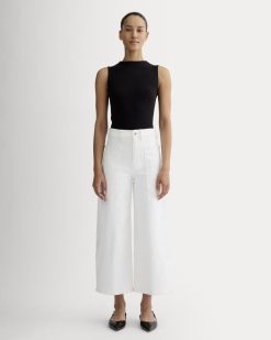The Way-High® Gardener Cropped Jean | Ecru