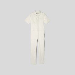 Alternative view of The Supersoft Jean Coverall | Seeded Ecru