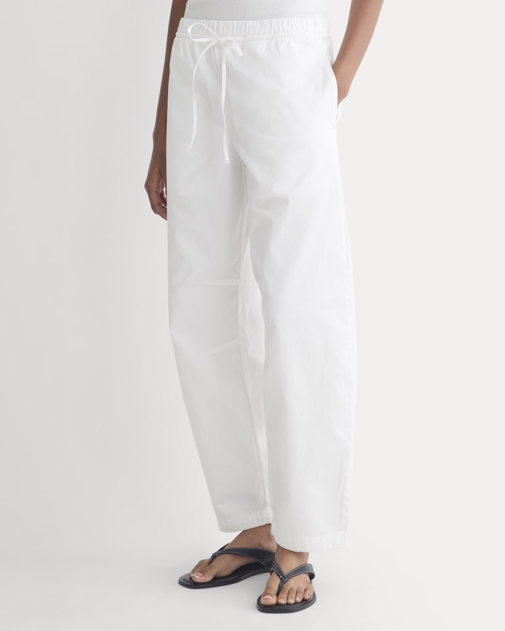Pull-On Balloon Pant | White - Image 3