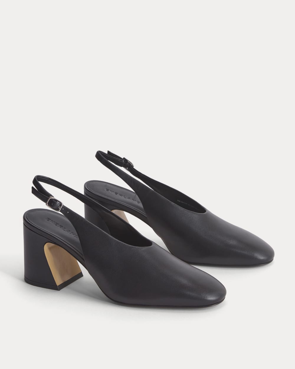 Curved Slingback Heel | Black - Image 2