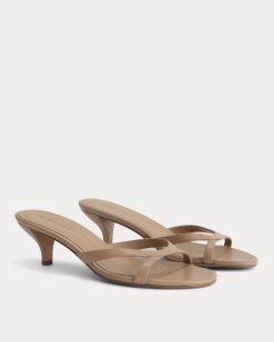 Alternative view of Sculpted Heel Sandal | Affogato