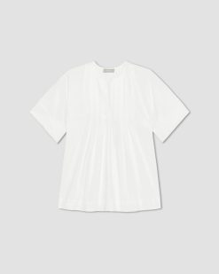 Alternative view of The Poplin Tunic | White