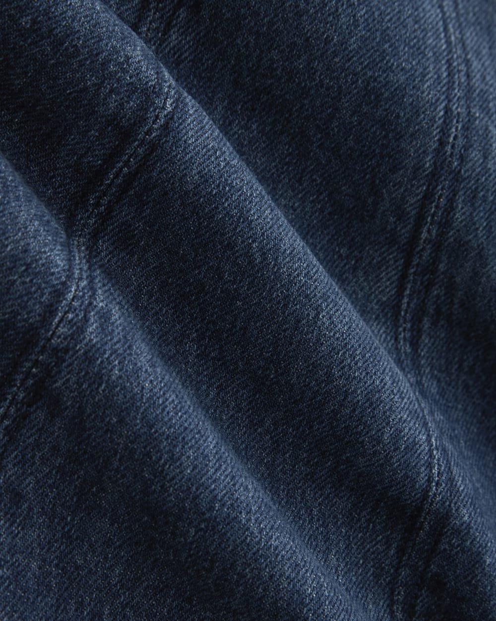 Denim Button-Front Mini Dress | Dark Indigo - Image 6