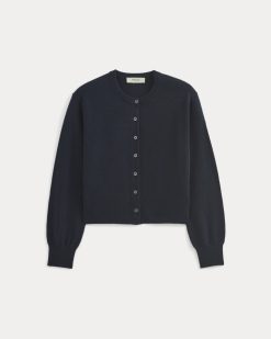 Alternative view of Cashmere Cropped Cardigan | Navy