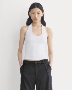 Halter Tank | White