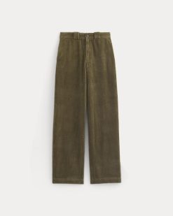 Alternative view of Corduroy Wide-Leg Trouser | Beech