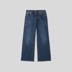 Alternative view of The Way-Wide Crop Jean | Iznik Ink