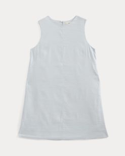 Alternative view of The Shift Dress in Stretch Linen | Skywriting