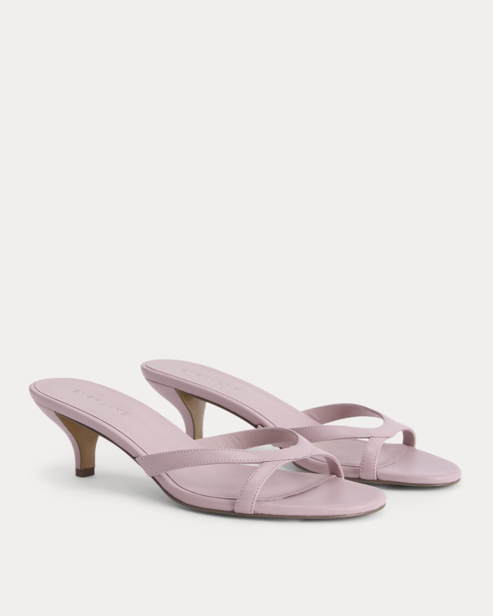 Sculpted Heel Sandal | Pale Mauve - Image 2