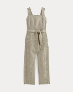 Alternative view of The Utility Coverall in Linen | Cornstalk Chambray