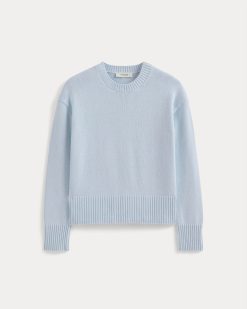 Alternative view of The Boxy Sweater in Everyday Cotton | Skywriting