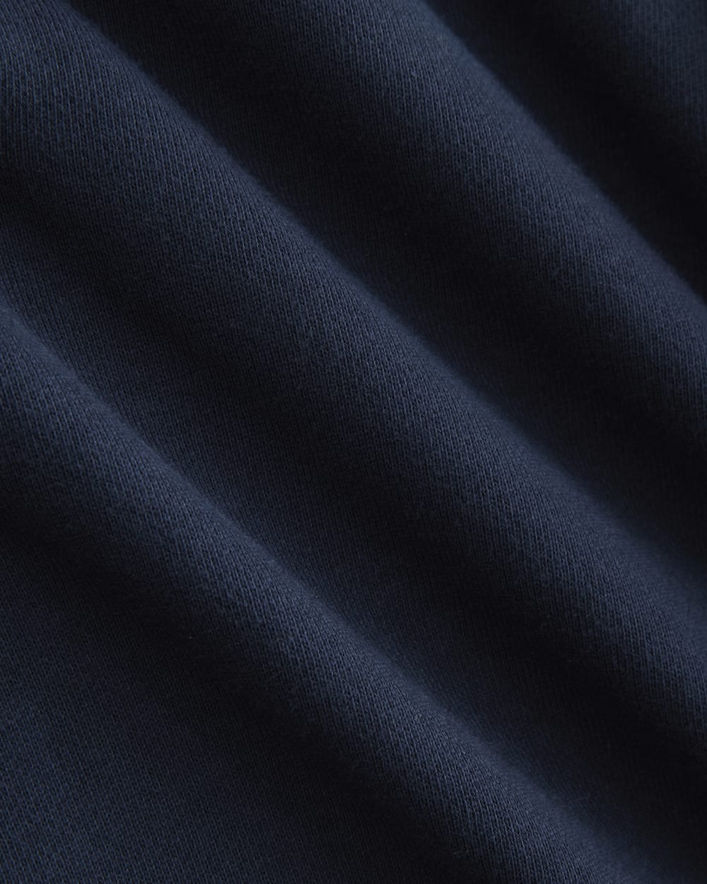 Lightweight Terry Polo Sweatshirt | Navy - Image 6