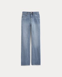 Alternative view of High-Rise Slim Bootcut Jean | Tungsten Bright