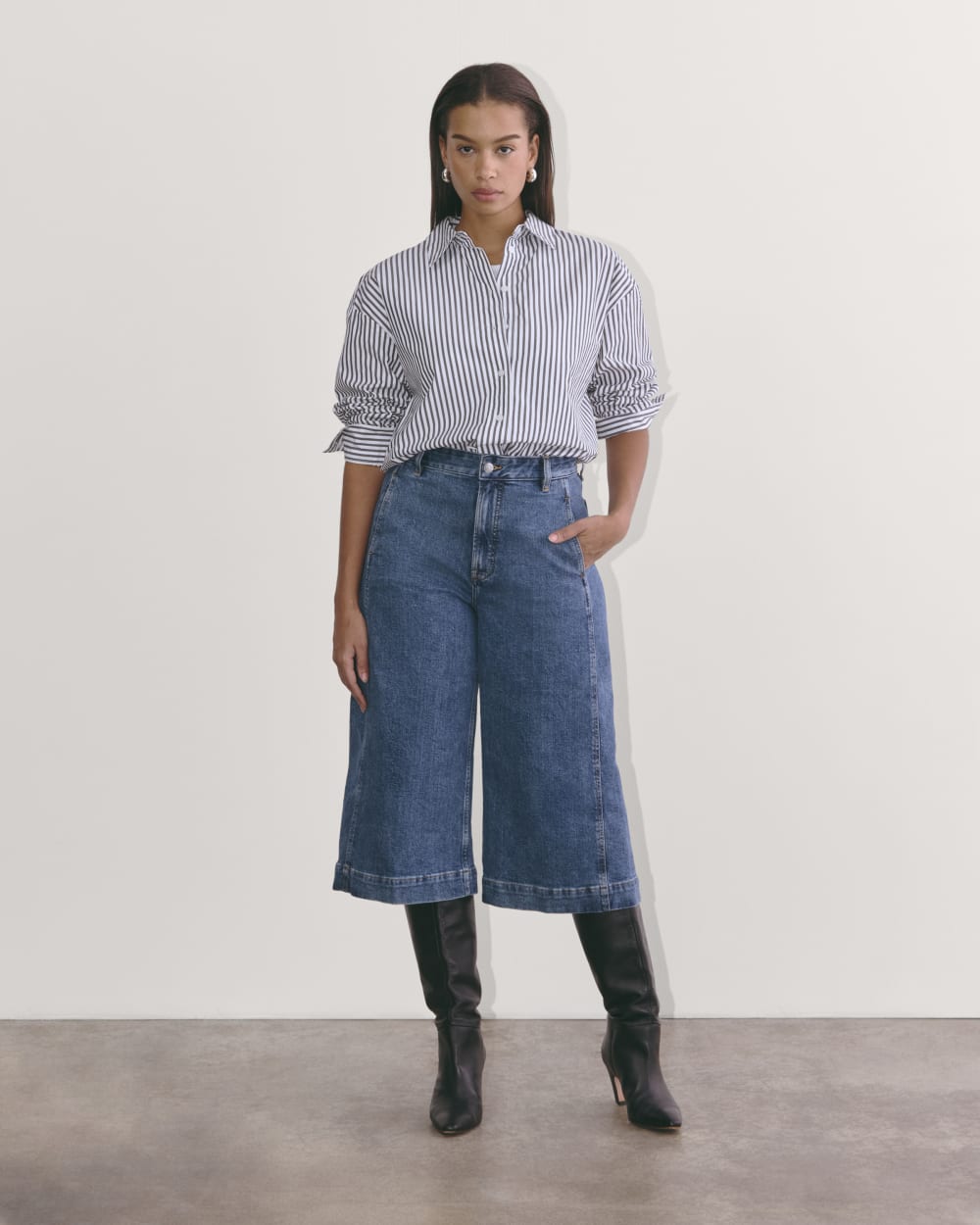 The Denim Culotte | New Blue - Image 7