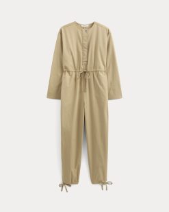 Alternative view of The Utility Drawstring Jumpsuit | Classic Khaki