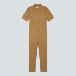 Alternative view of The Supersoft Jean Coverall | Spring Fennel