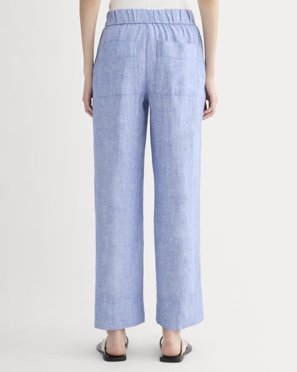 The Linen Easy Pant | Chambray - Image 5
