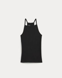 Tissue Narrow Racerback Tank | Black