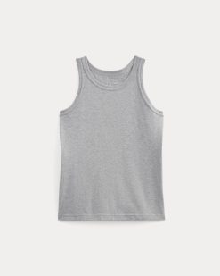 Alternative view of The Tank in Essential Cotton |  Heathered Grey