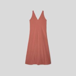 Alternative view of The City Stripe Midi Dress | Redwood