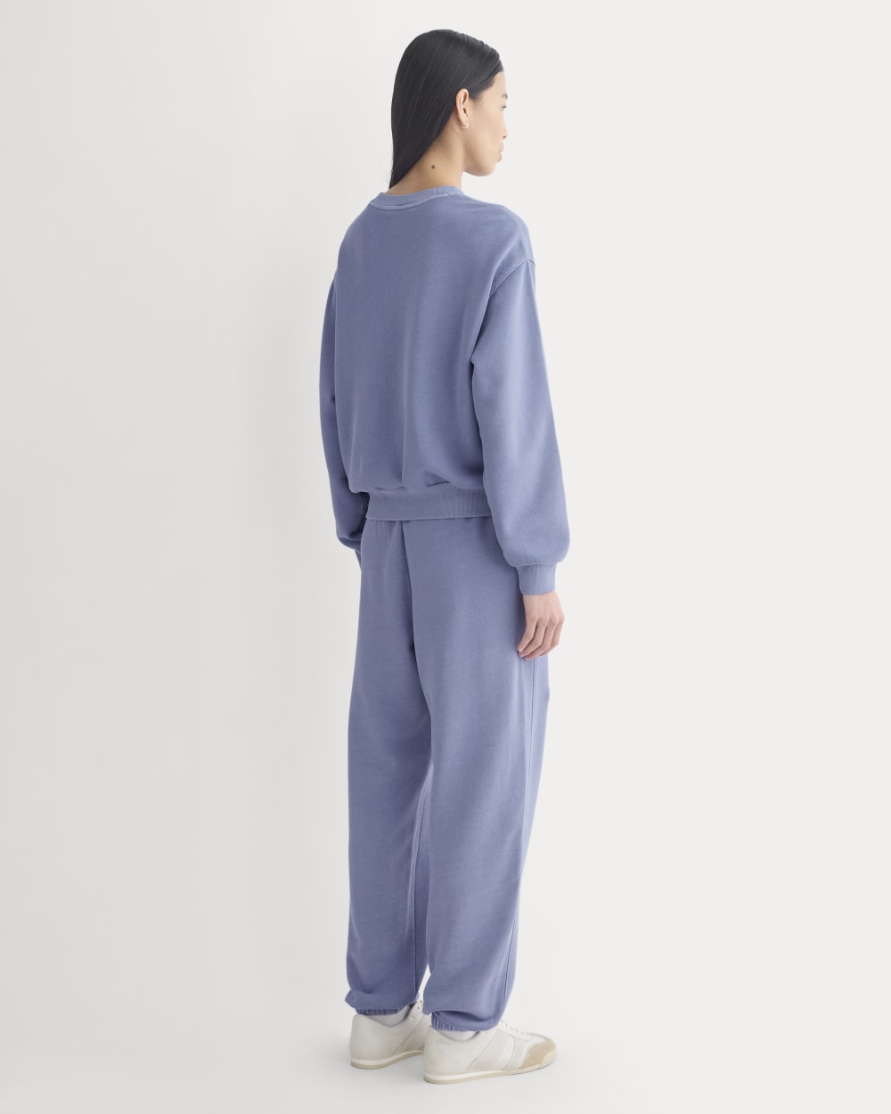 Lightweight Terry Blouson Crew | Velvet Morning - Image 5