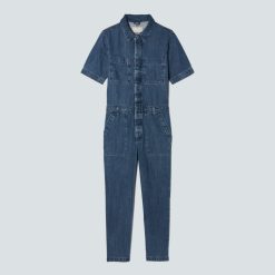 Alternative view of The Supersoft Jean Coverall | Work Blue