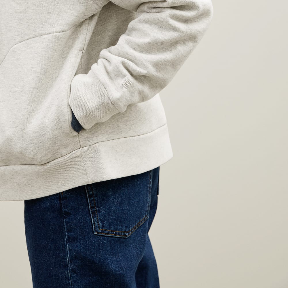 The Track Half-Zip | Light Heather Grey - Image 5