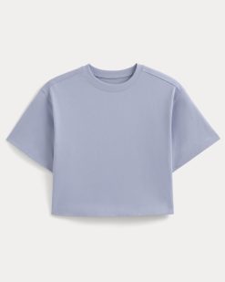 Alternative view of Forever Jersey Cropped Tee | Aleutian