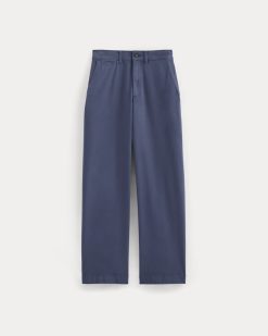 Alternative view of The Wide-Leg Chino | Deep Cobalt