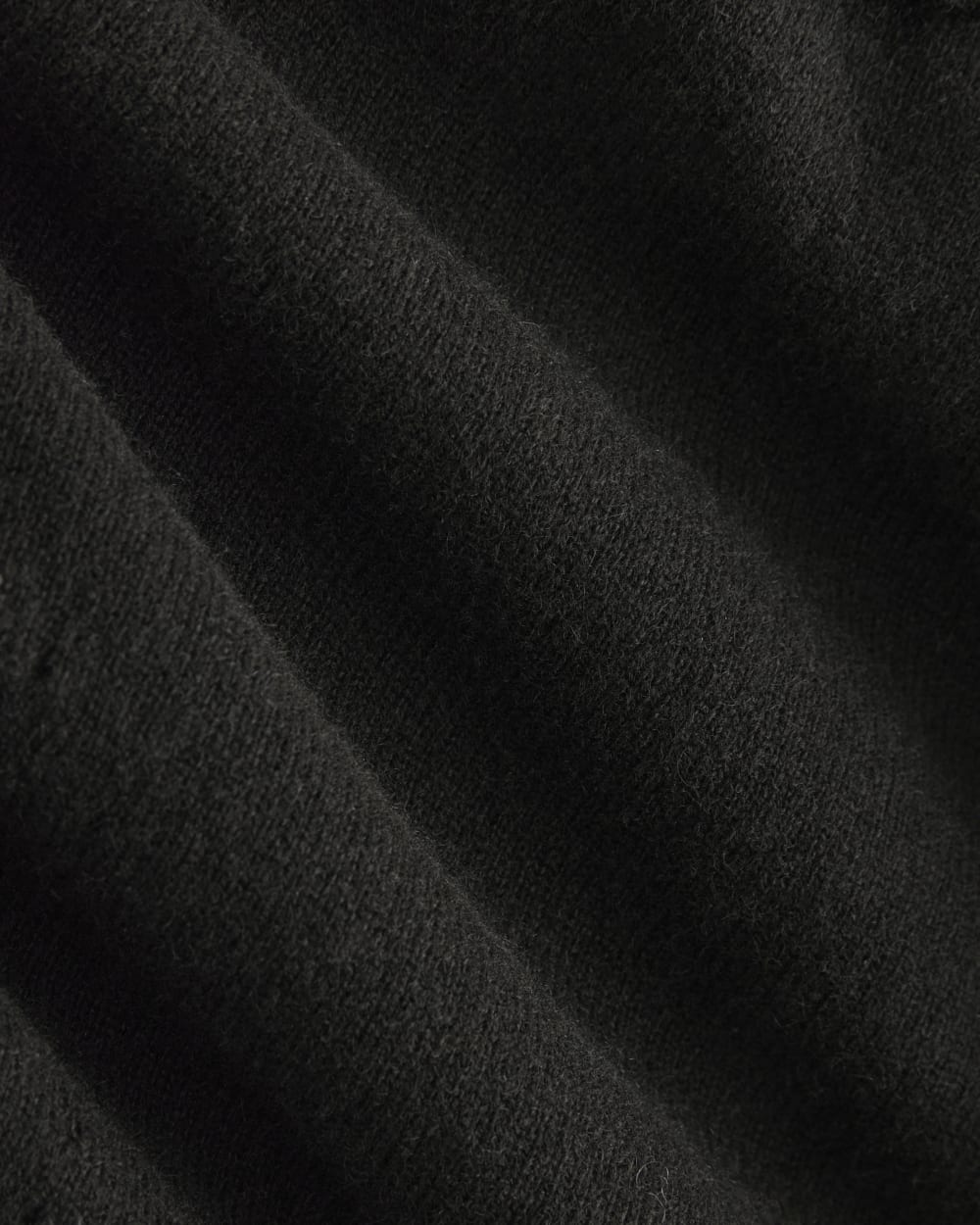 Cashmere Polo Midi Dress | Black - Image 5