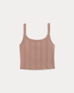 Alternative view of Lounge Rib Tank | Ash Rose