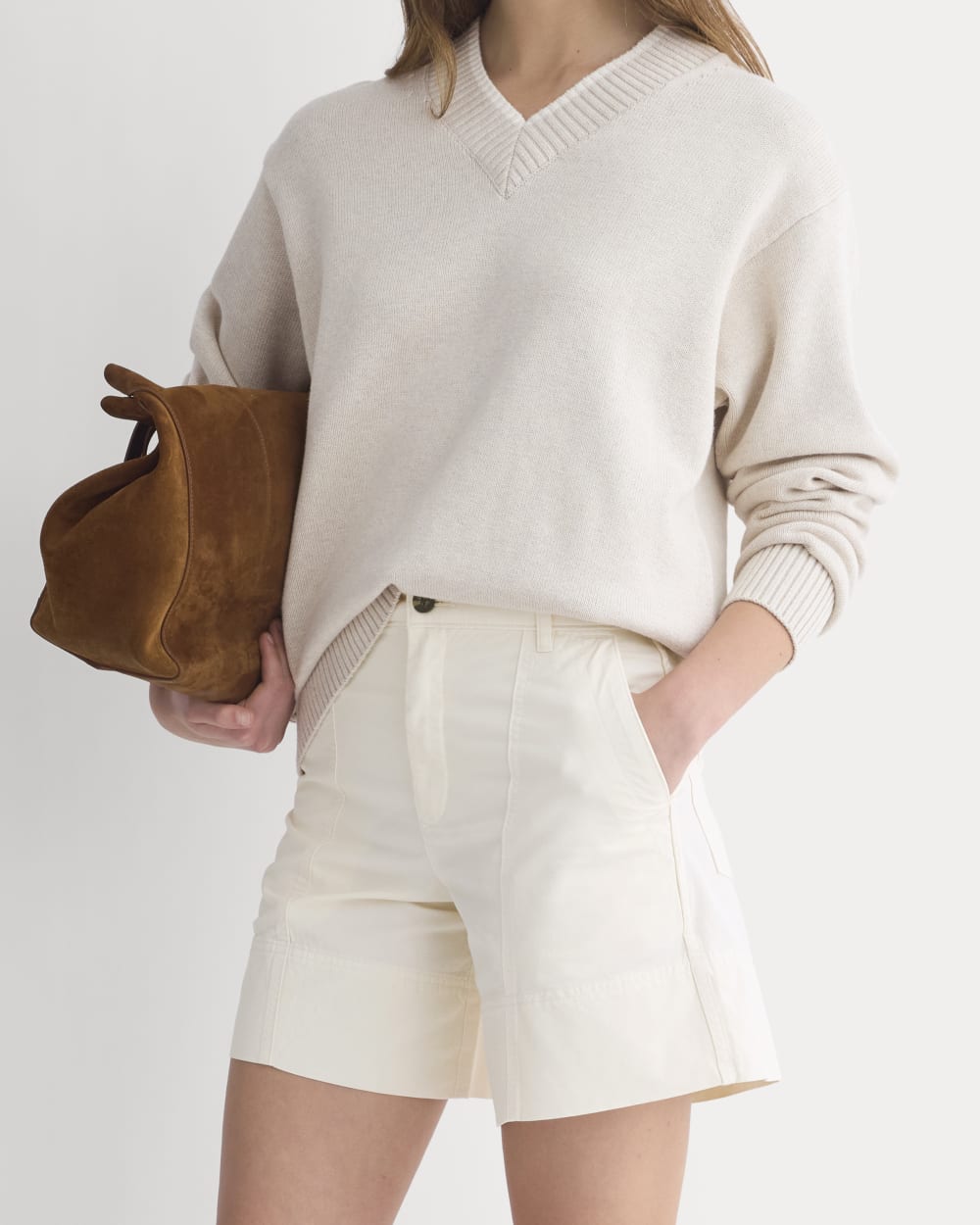 Seamed Everywhere Short | Bone - Image 4