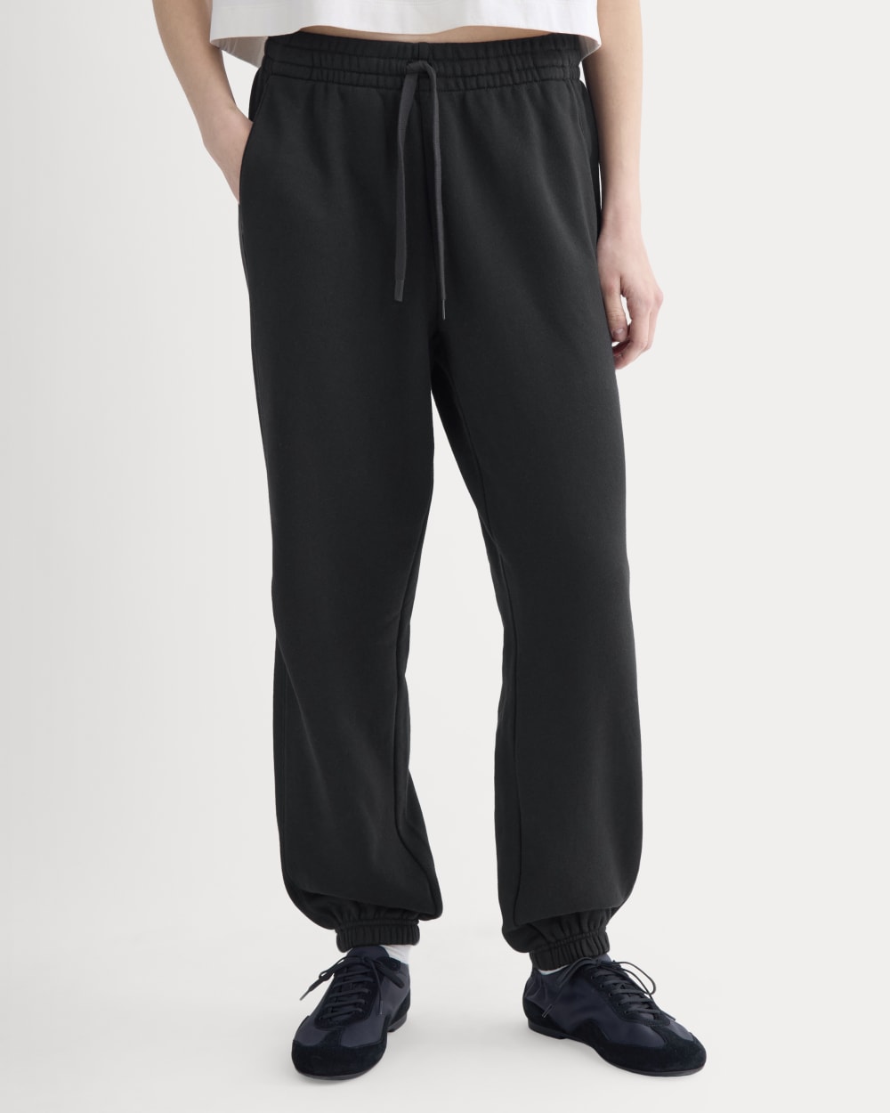 Lightweight Terry Jogger | Black - Image 4