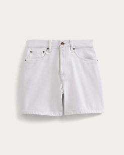 Alternative view of Way-High® A-Line Denim Short | Bright White