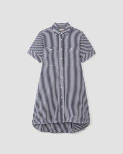Alternative view of The Daytripper Dress | Dark Navy / White