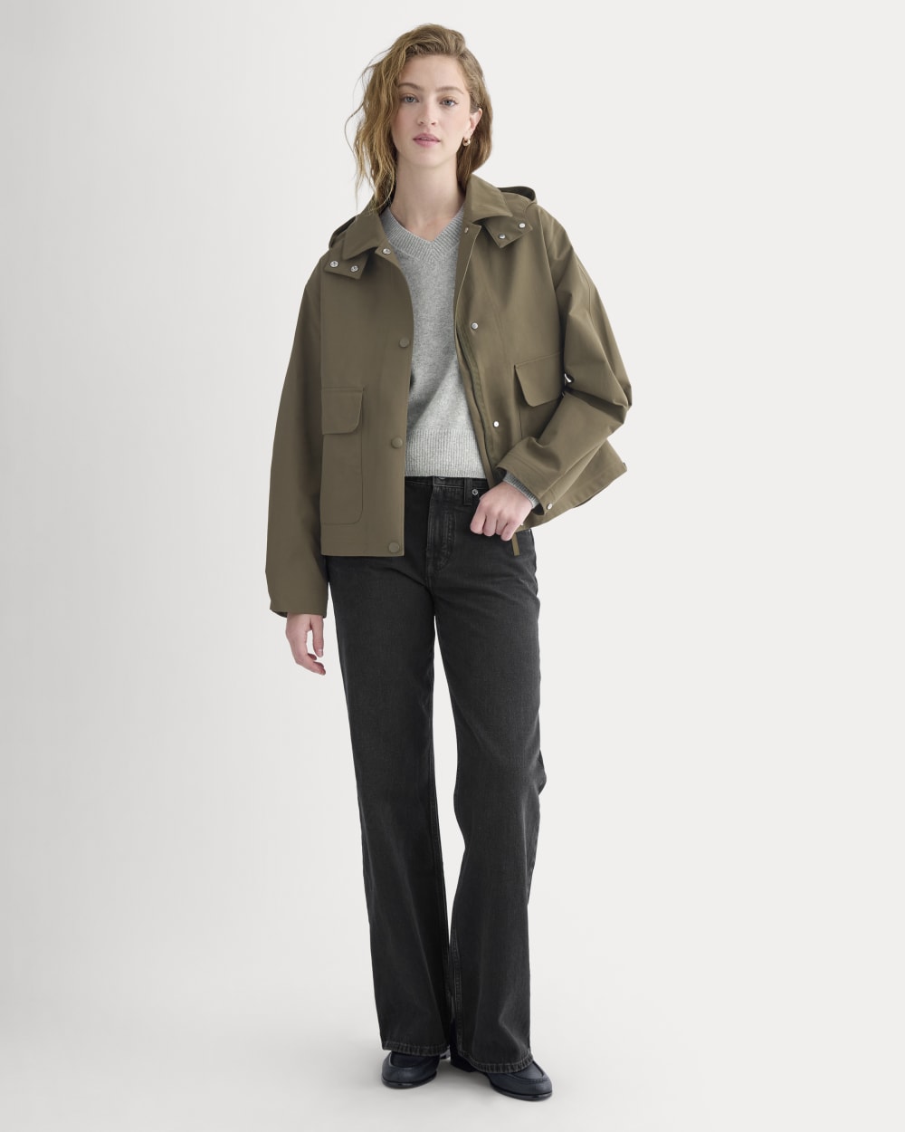 Re:Cycled Nylon Barrel Jacket | Beech - Image 3