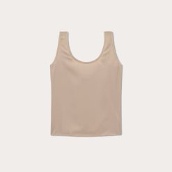 Alternative view of The Scoop Tank in Washable Silk | Burnt Sugar