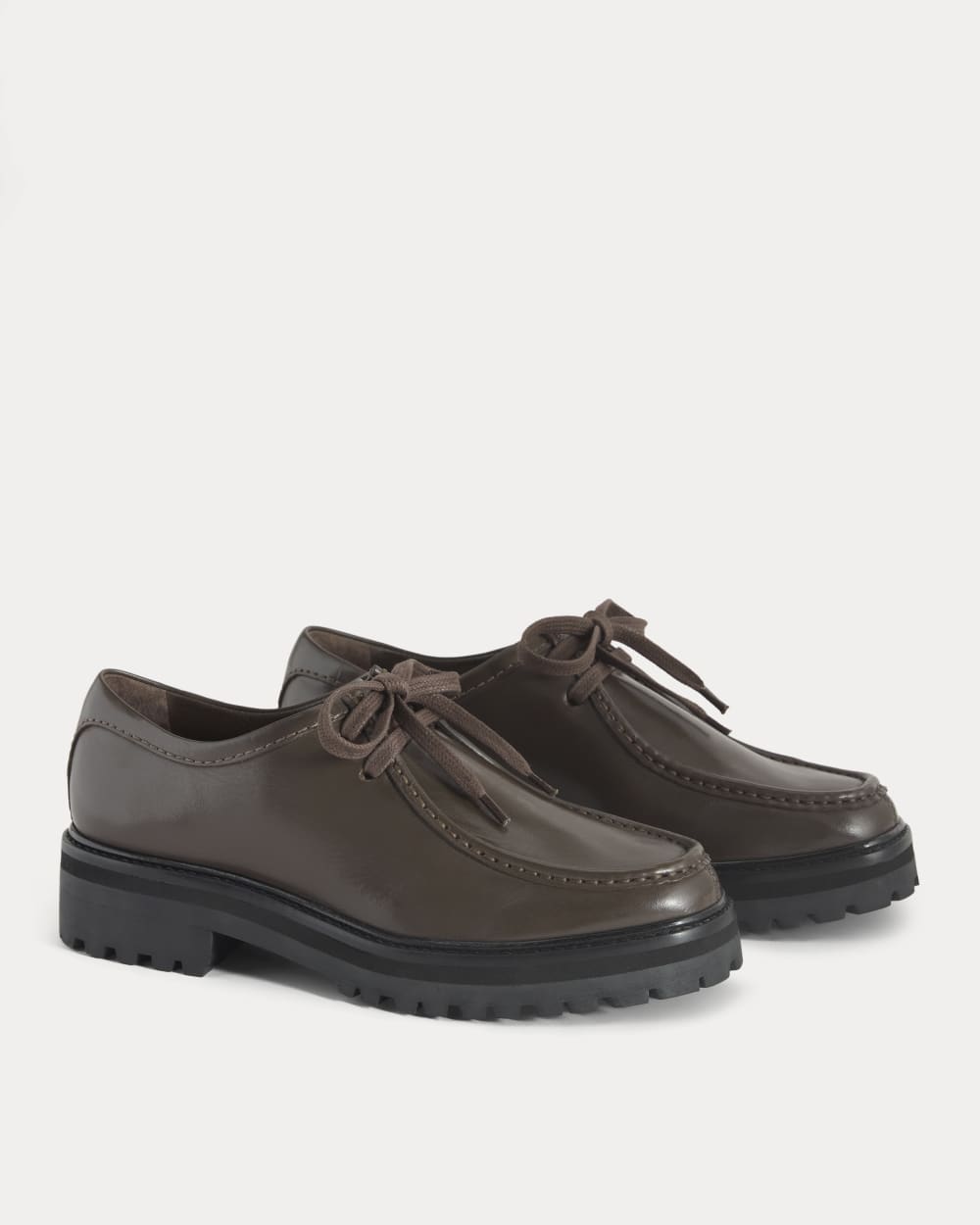 Leather Lug Chukka | Deep Brown - Image 4