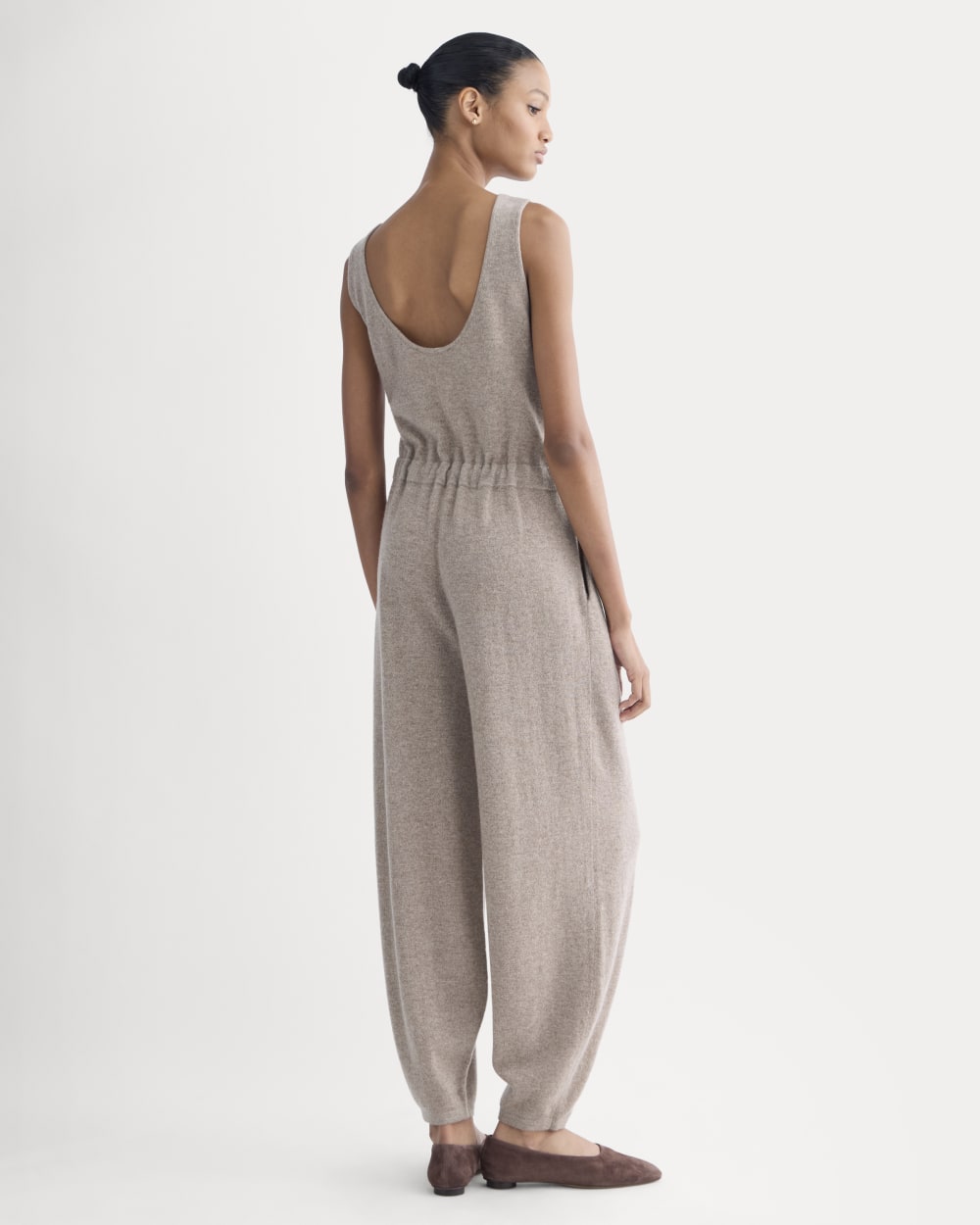 Cashmere Lounge Jumpsuit | Oatmeal - Image 5