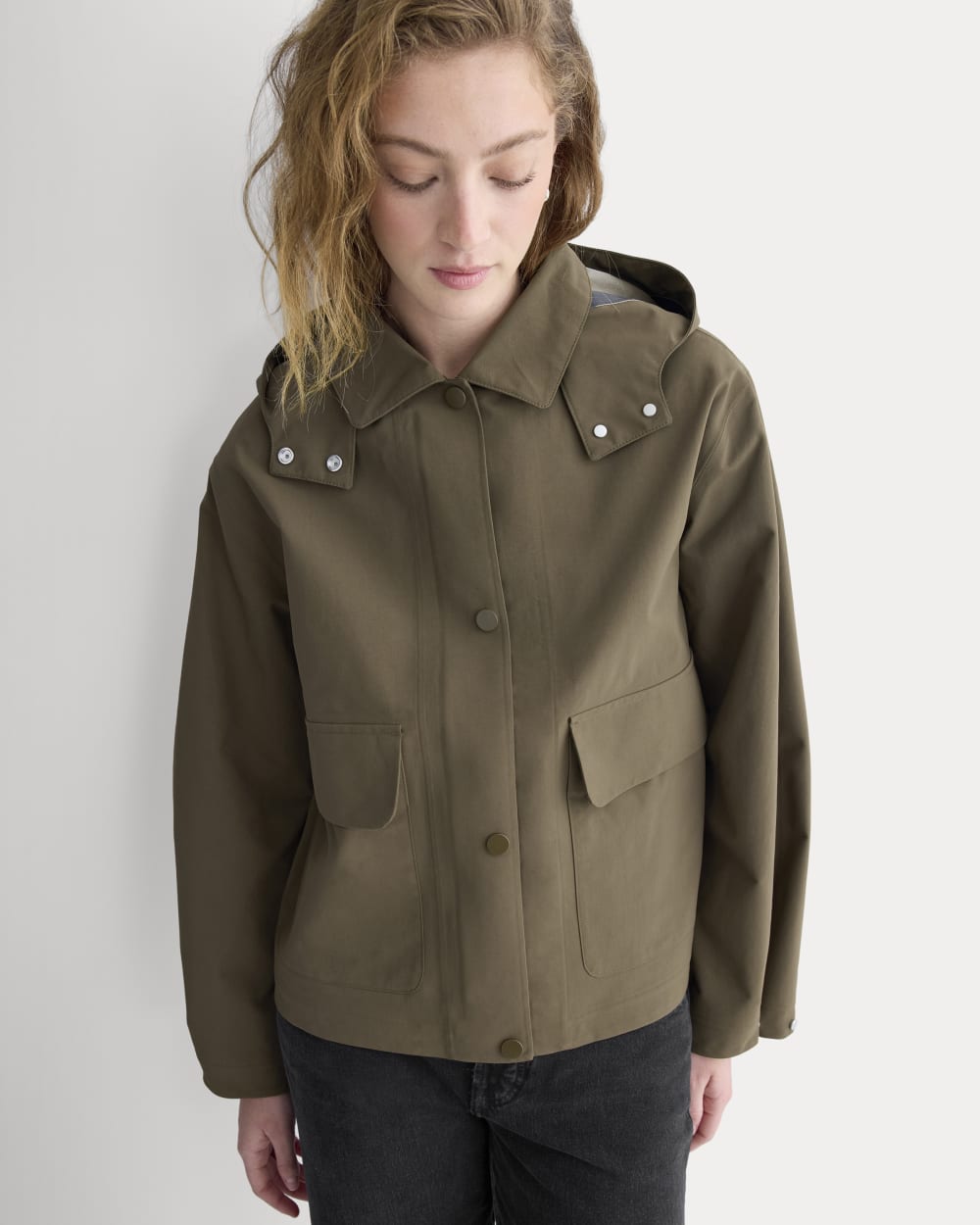 Re:Cycled Nylon Barrel Jacket | Beech - Image 4